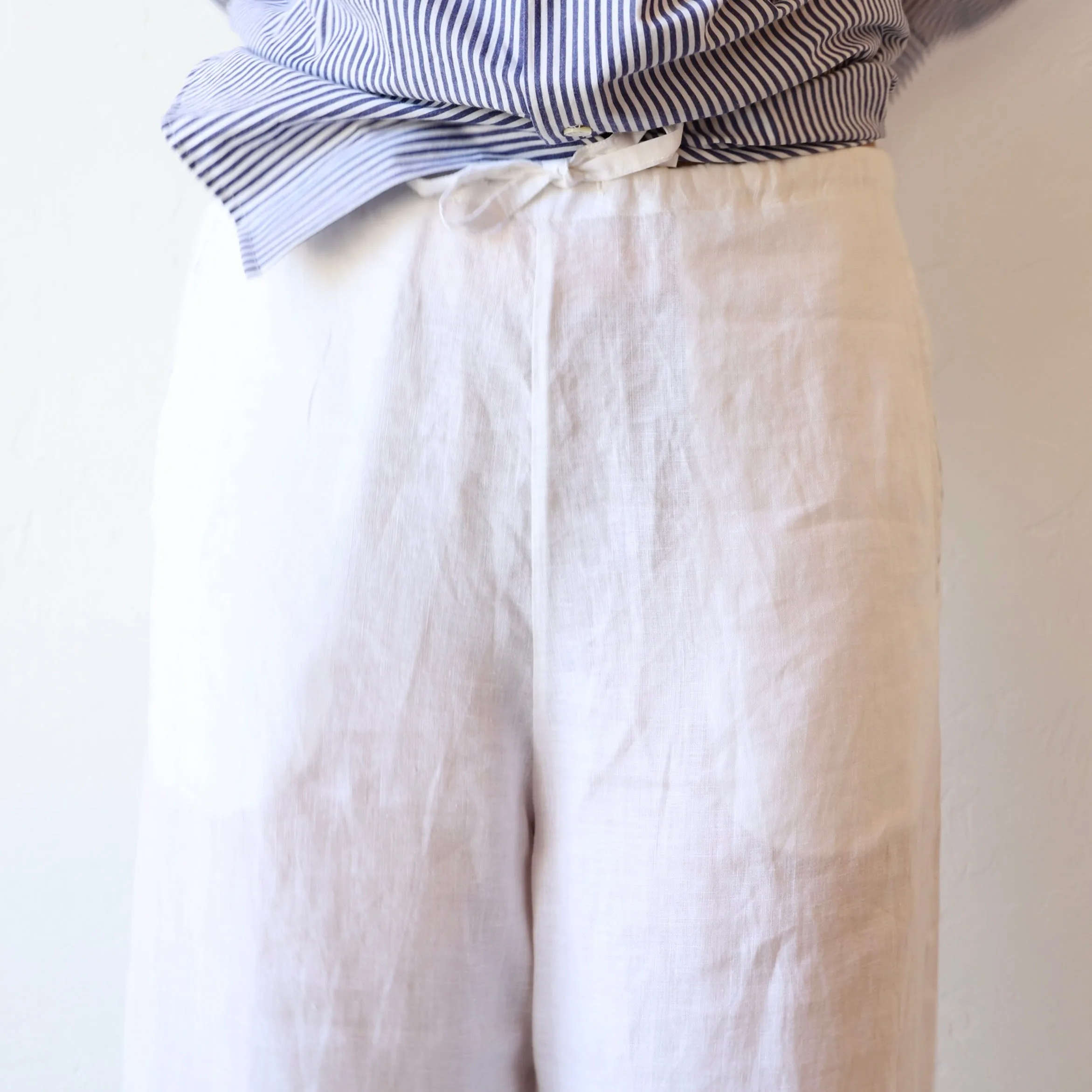 Khadi and Co. Linen Pants - White