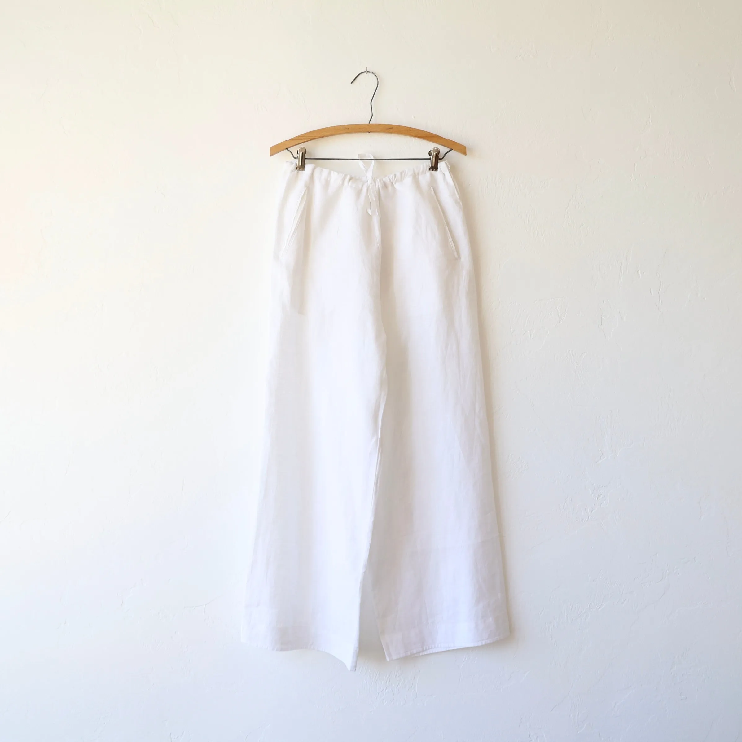 Khadi and Co. Linen Pants - White