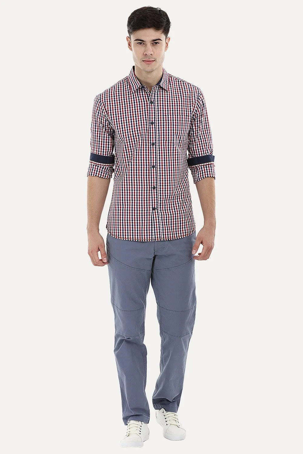Knee-Patch Dapper Chinos