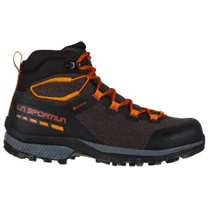 La Sportiva Men's TX Hike Mid Hiking Boots, Carbon/Saffron, 10