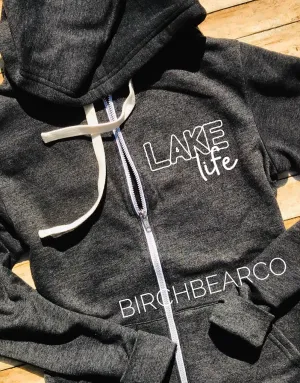 Lake Life Sweatshirt | Unisex Zip Sweatshirt