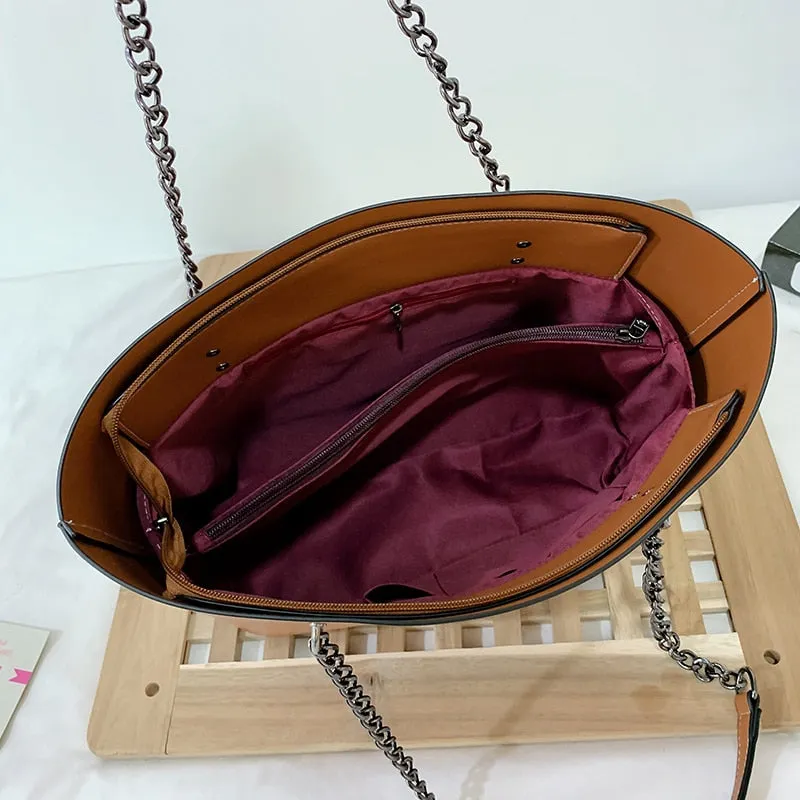 Large Capacity Tote Shoulder Handbags Women