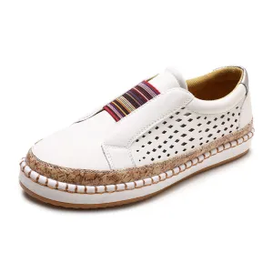 Large Size Couple Canvas Shoes with A Set of Feet A Pedal Two-color Striped Bottom Stitching Tassel Low To Help Single Shoes