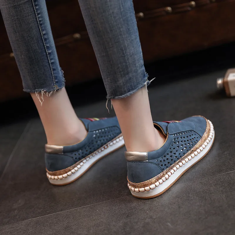 Large Size Couple Canvas Shoes with A Set of Feet A Pedal Two-color Striped Bottom Stitching Tassel Low To Help Single Shoes