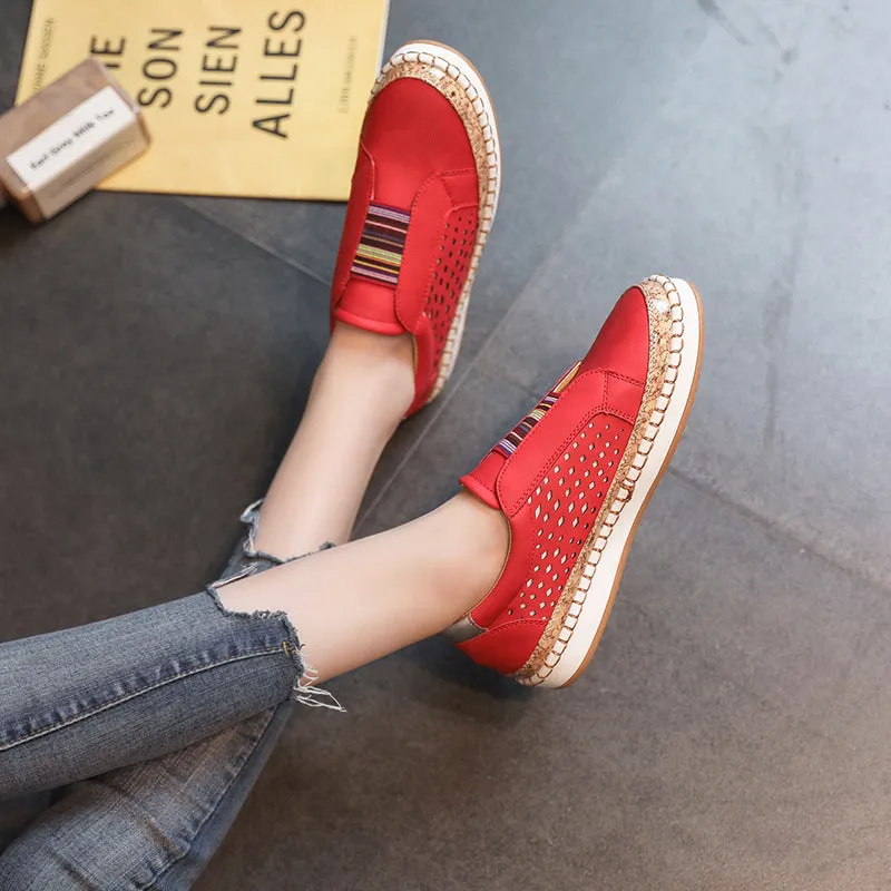 Large Size Couple Canvas Shoes with A Set of Feet A Pedal Two-color Striped Bottom Stitching Tassel Low To Help Single Shoes