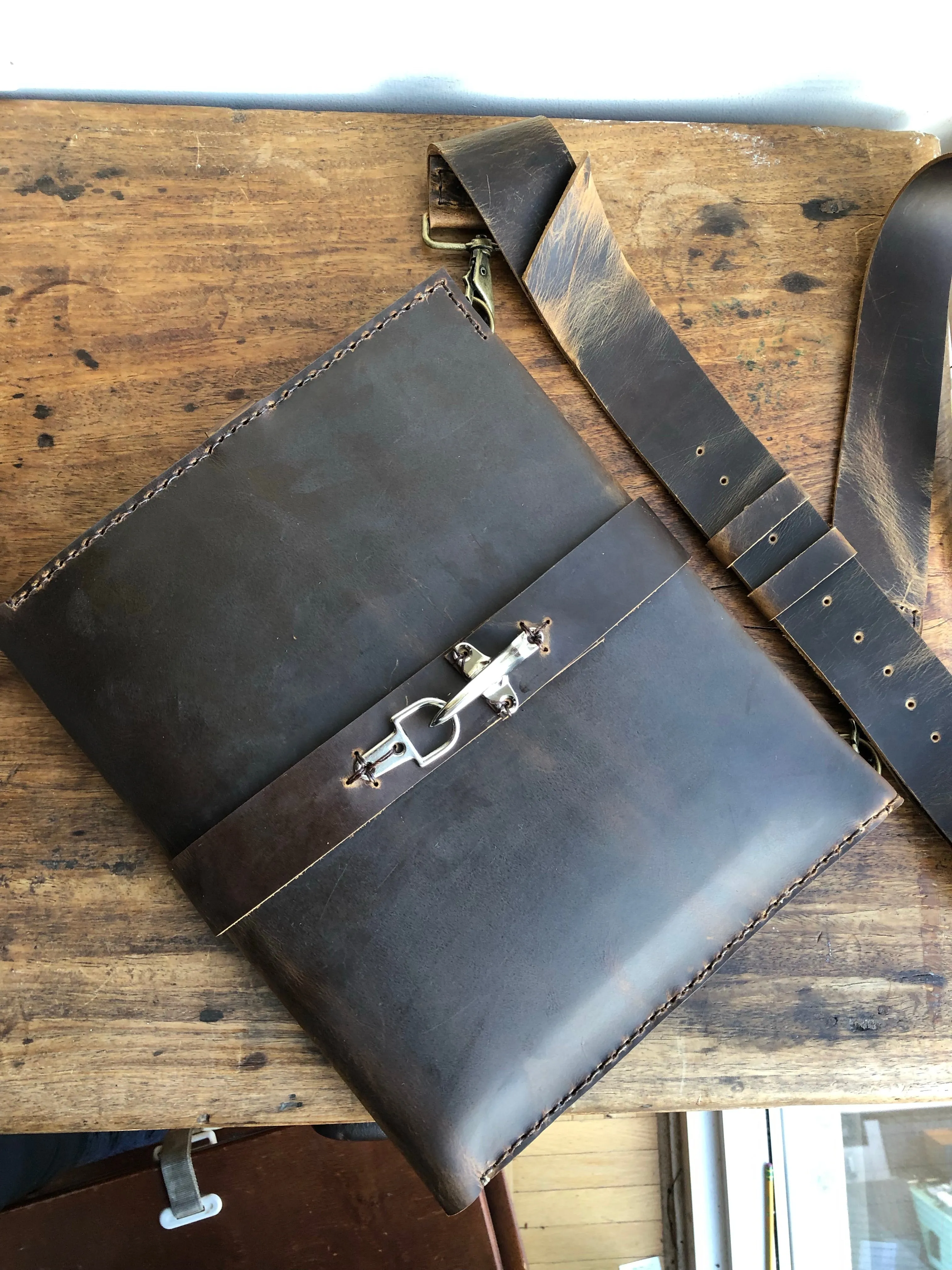 Leather Business Portfolio , Notepad Holder, Portfolio Organizer