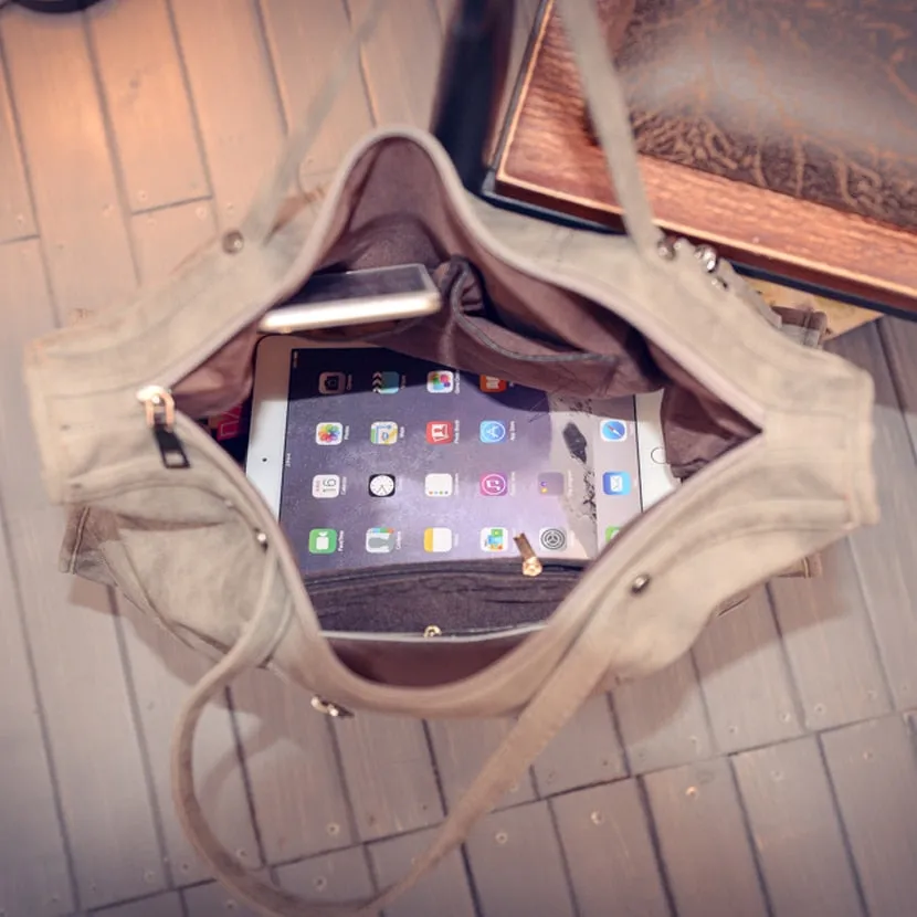 Leather Fashion Rivet Women Handbags