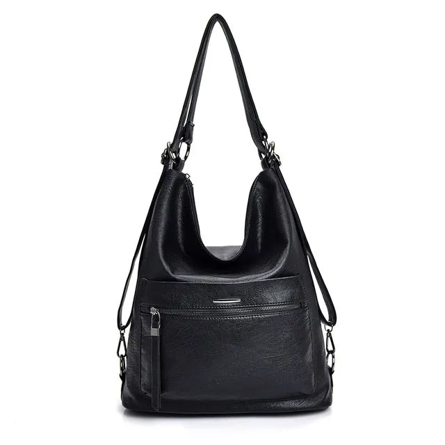 Leather Multifunction Women Shoulder Bags