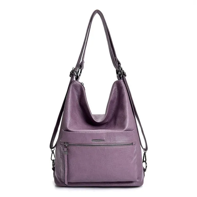 Leather Multifunction Women Shoulder Bags