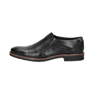 Leder Slip on schwarz