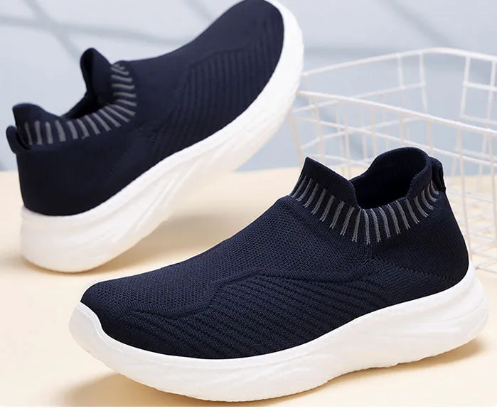 Lightweight and Water-Resistant Slip-On Sneakers for Women