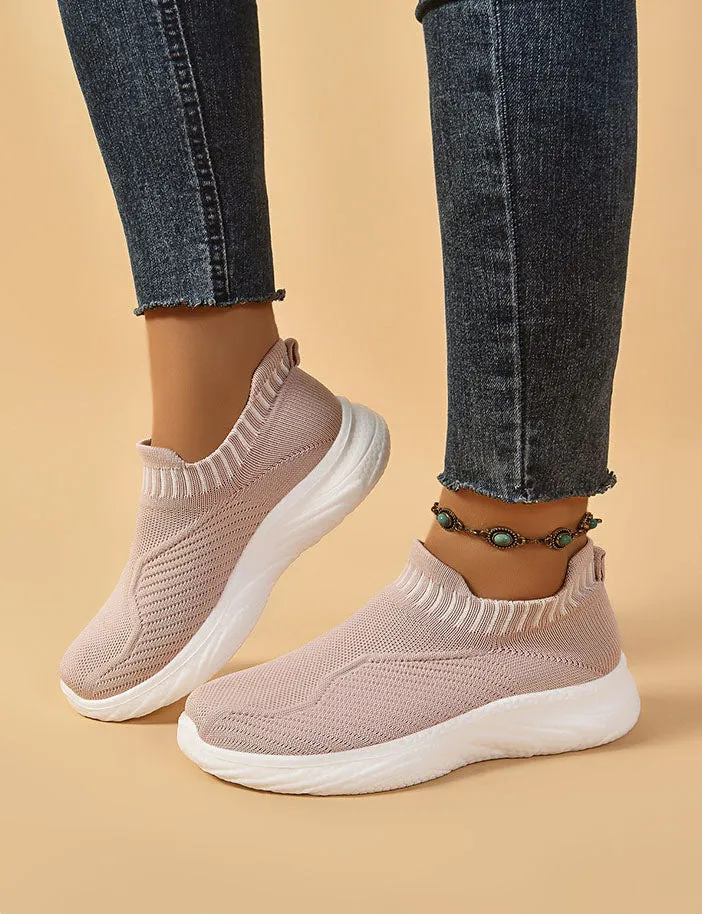 Lightweight and Water-Resistant Slip-On Sneakers for Women