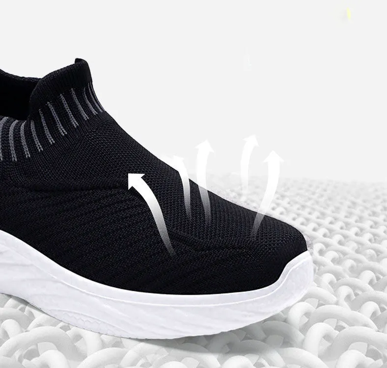 Lightweight and Water-Resistant Slip-On Sneakers for Women