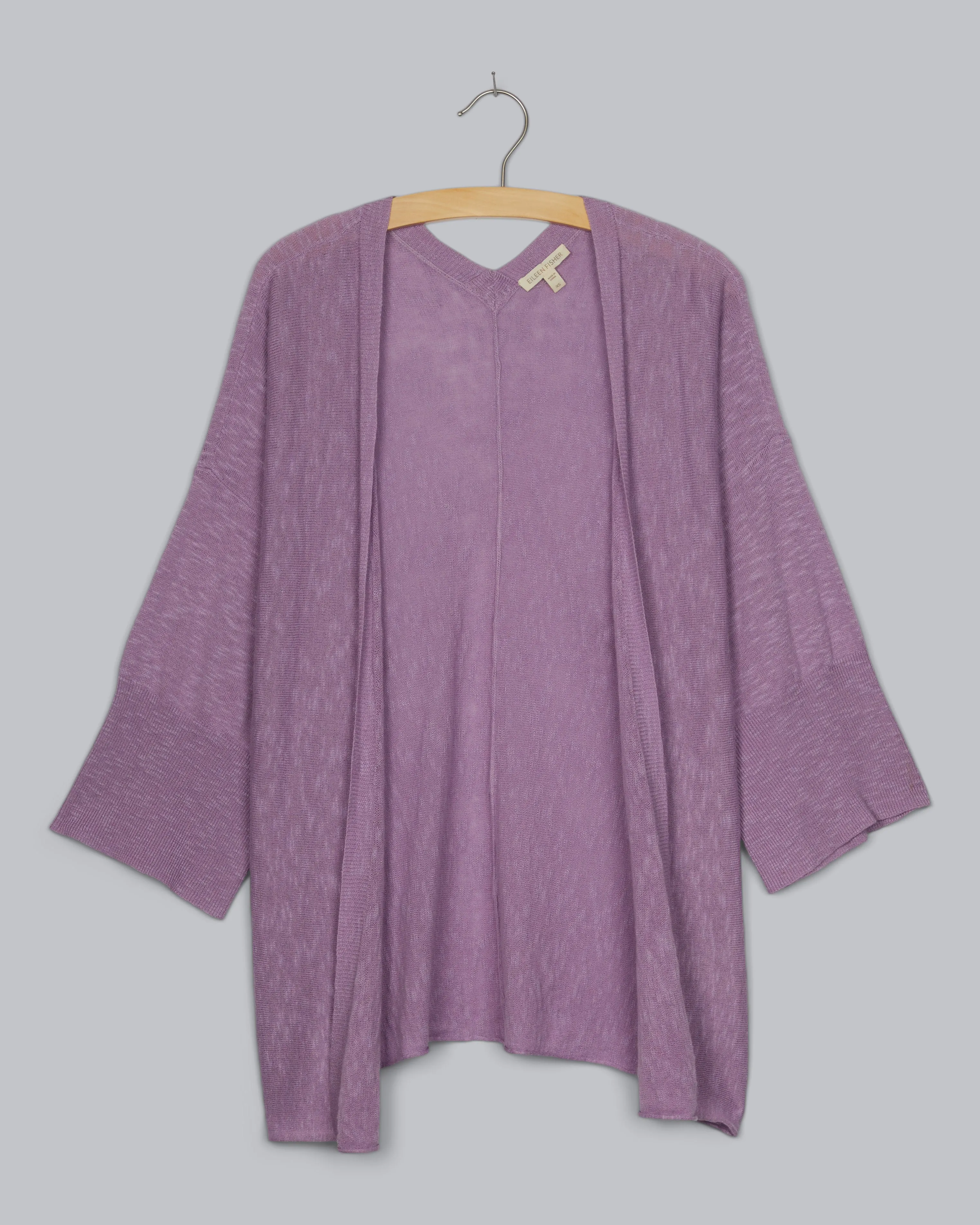Linen Cotton Slub Cardigan