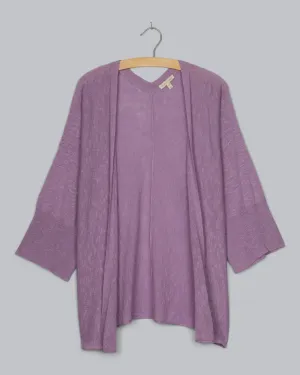 Linen Cotton Slub Cardigan