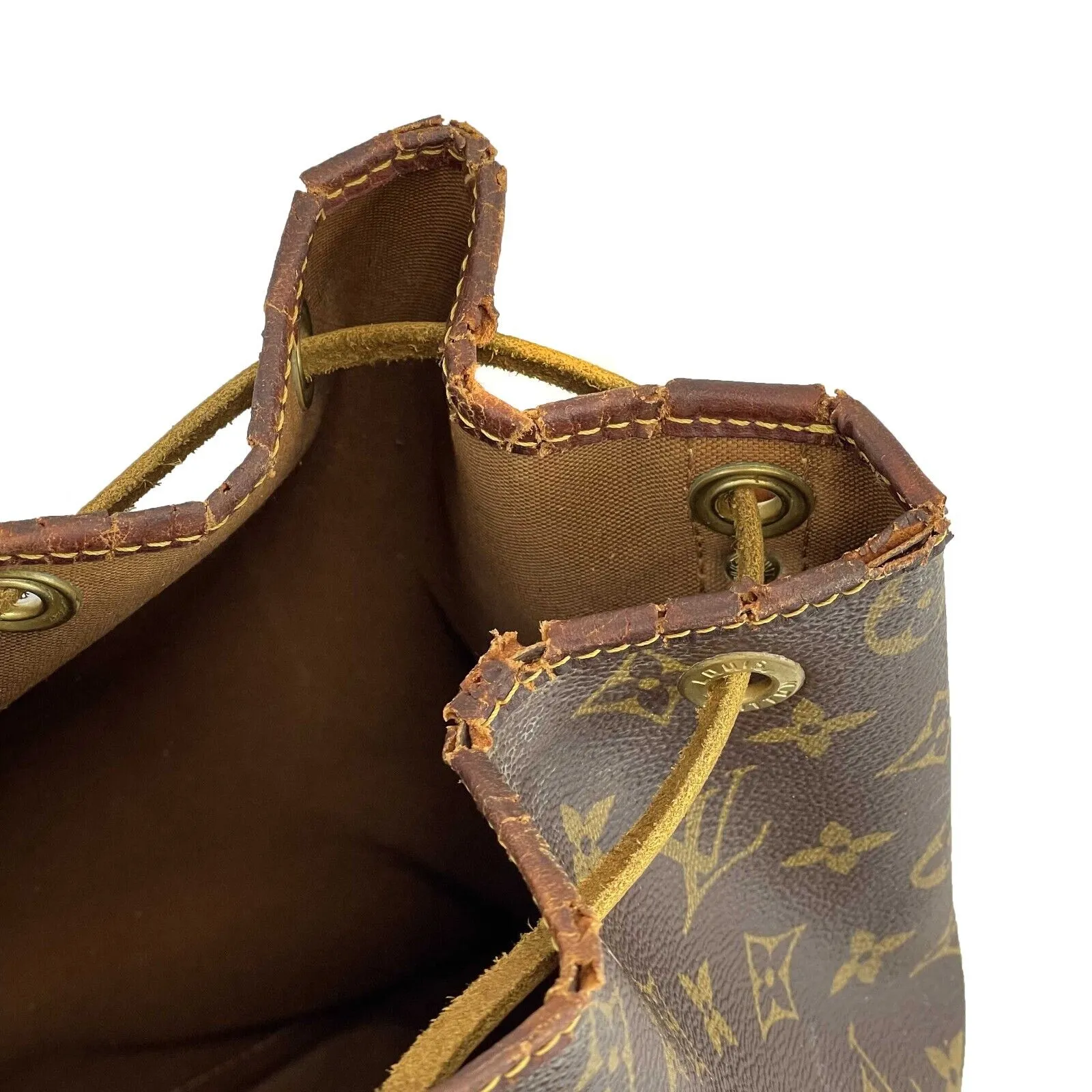 Louis Vuitton - Monogram Noe - Brown / Tan Canvas Bucket Bag