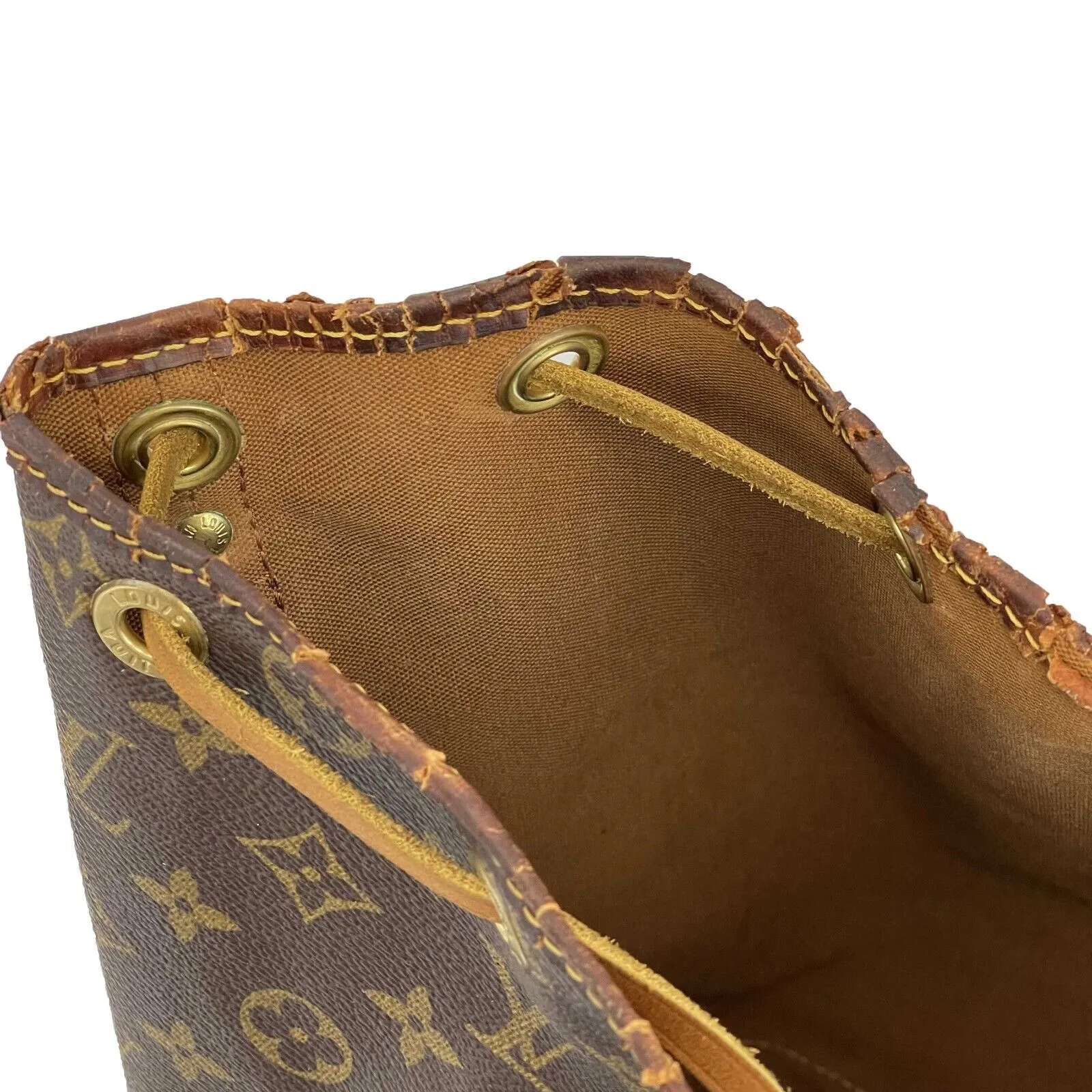 Louis Vuitton - Monogram Noe - Brown / Tan Canvas Bucket Bag