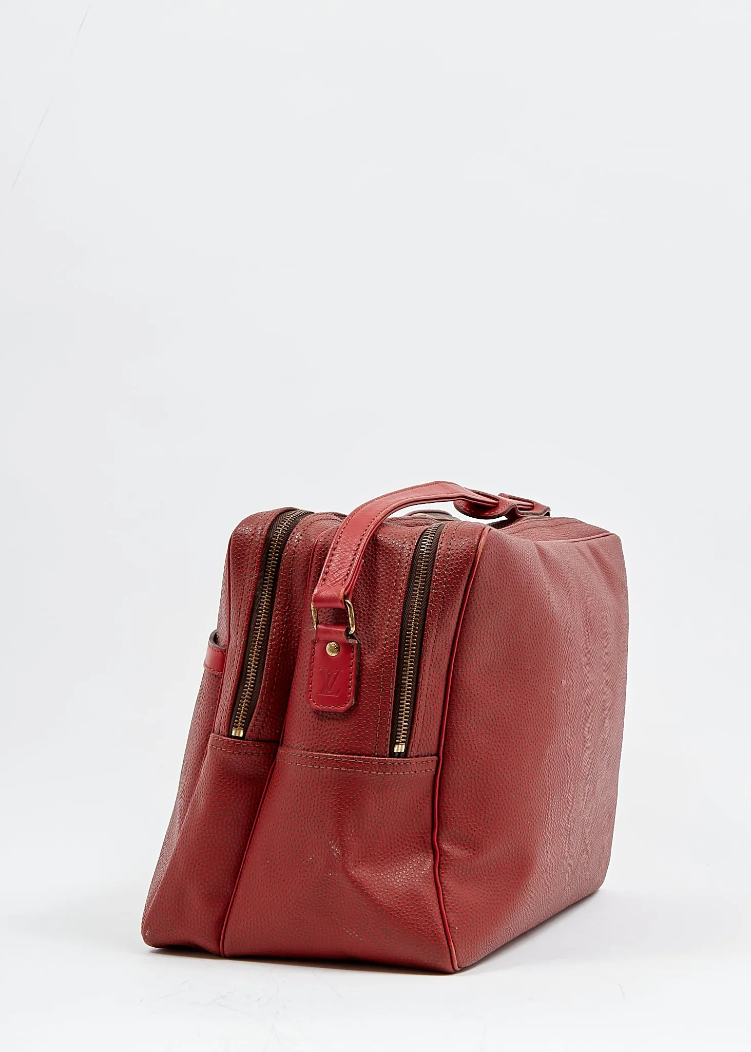 Louis Vuitton Red Leather 1987 America’s Cup Shoulder Bag