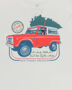 Lovely Weather LS Tee: White
