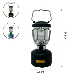 LOVORK Lotus II | USB Rechargeable Waterproof Camping Lantern – Vintage Style, 4-Color Modes, 10400mAh