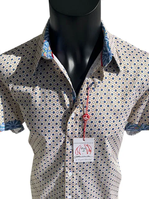 LYE Short Sleeve Shirt Ecru