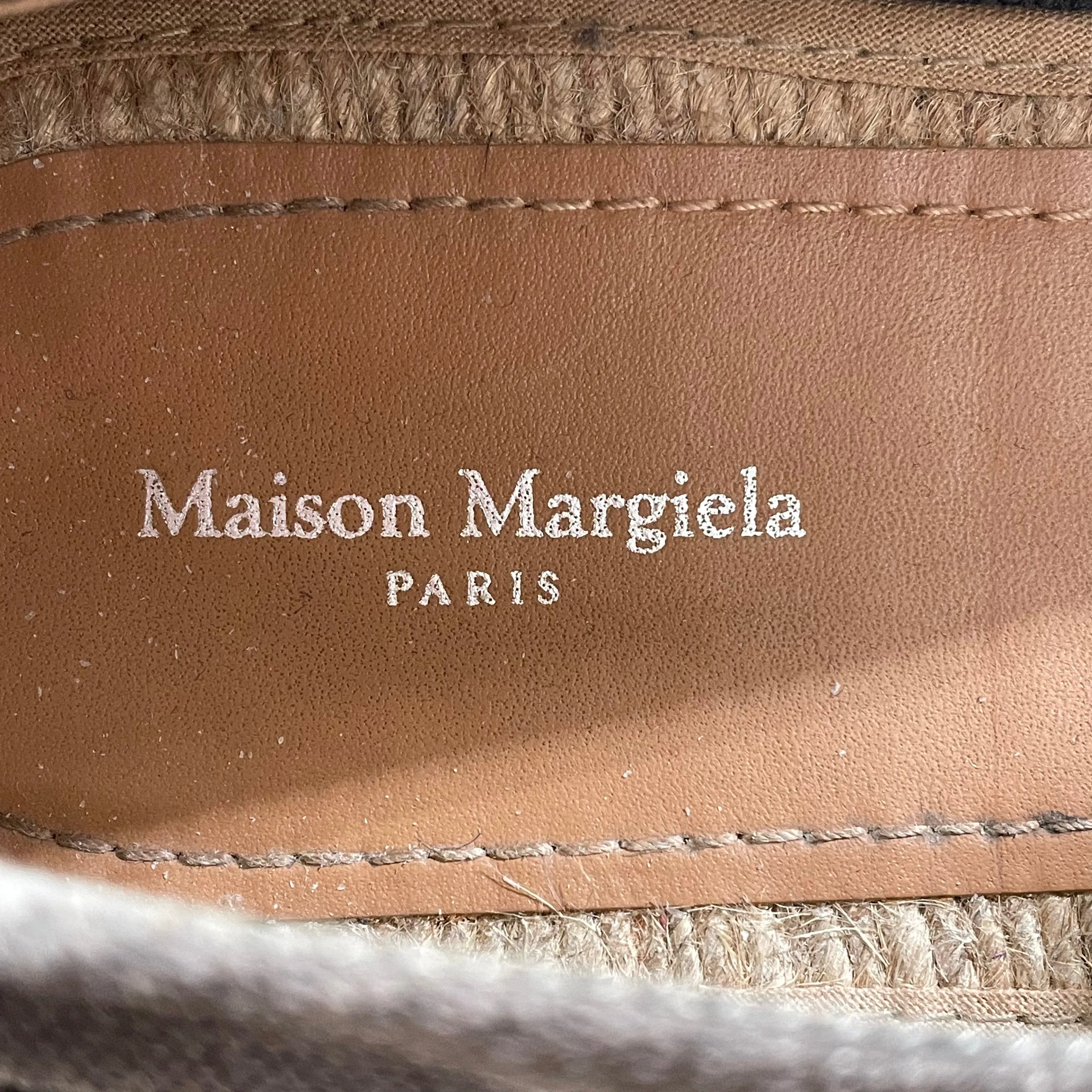 Maison Margiela/Espadrilles/EU 43/Cotton/GRY/