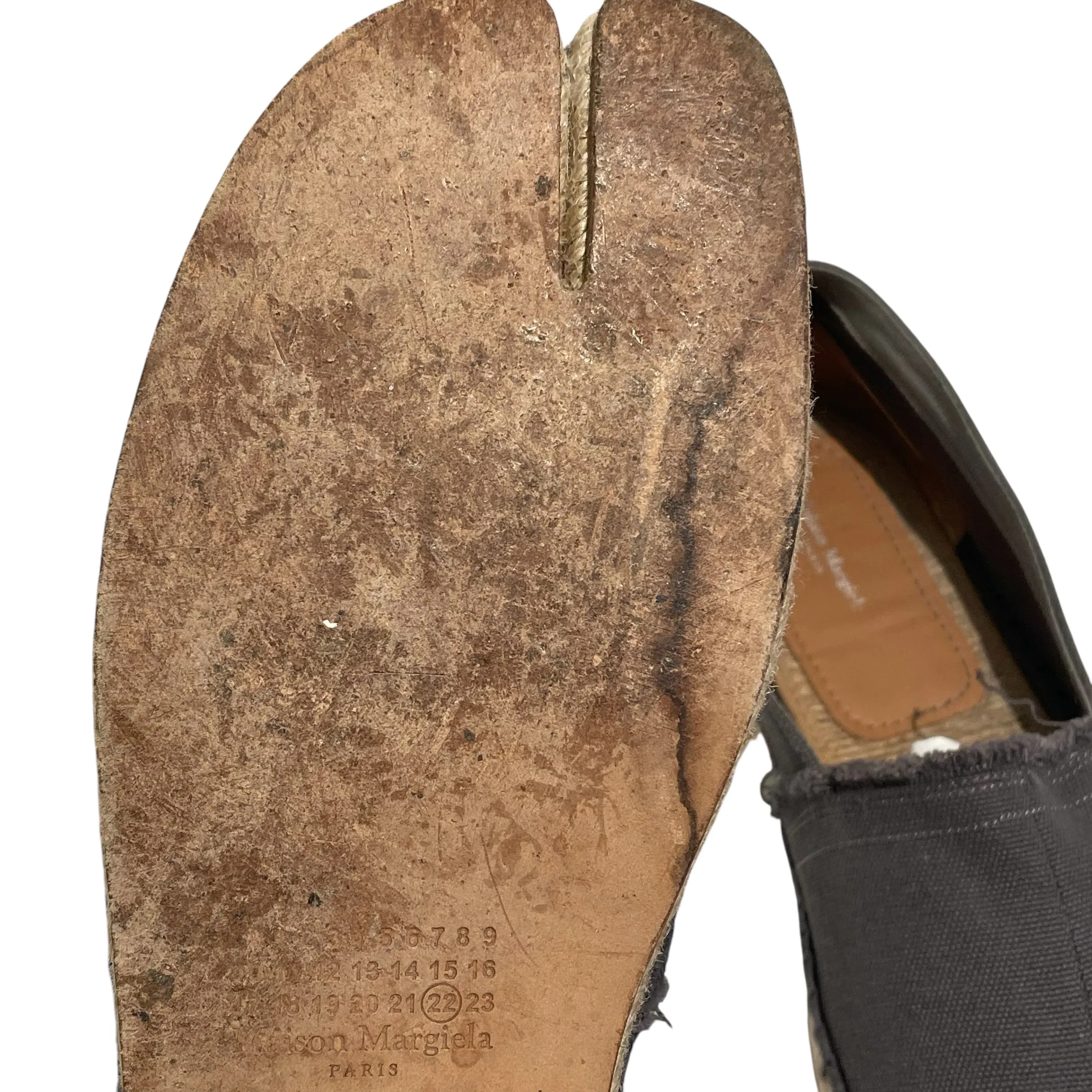 Maison Margiela/Espadrilles/EU 43/Cotton/GRY/