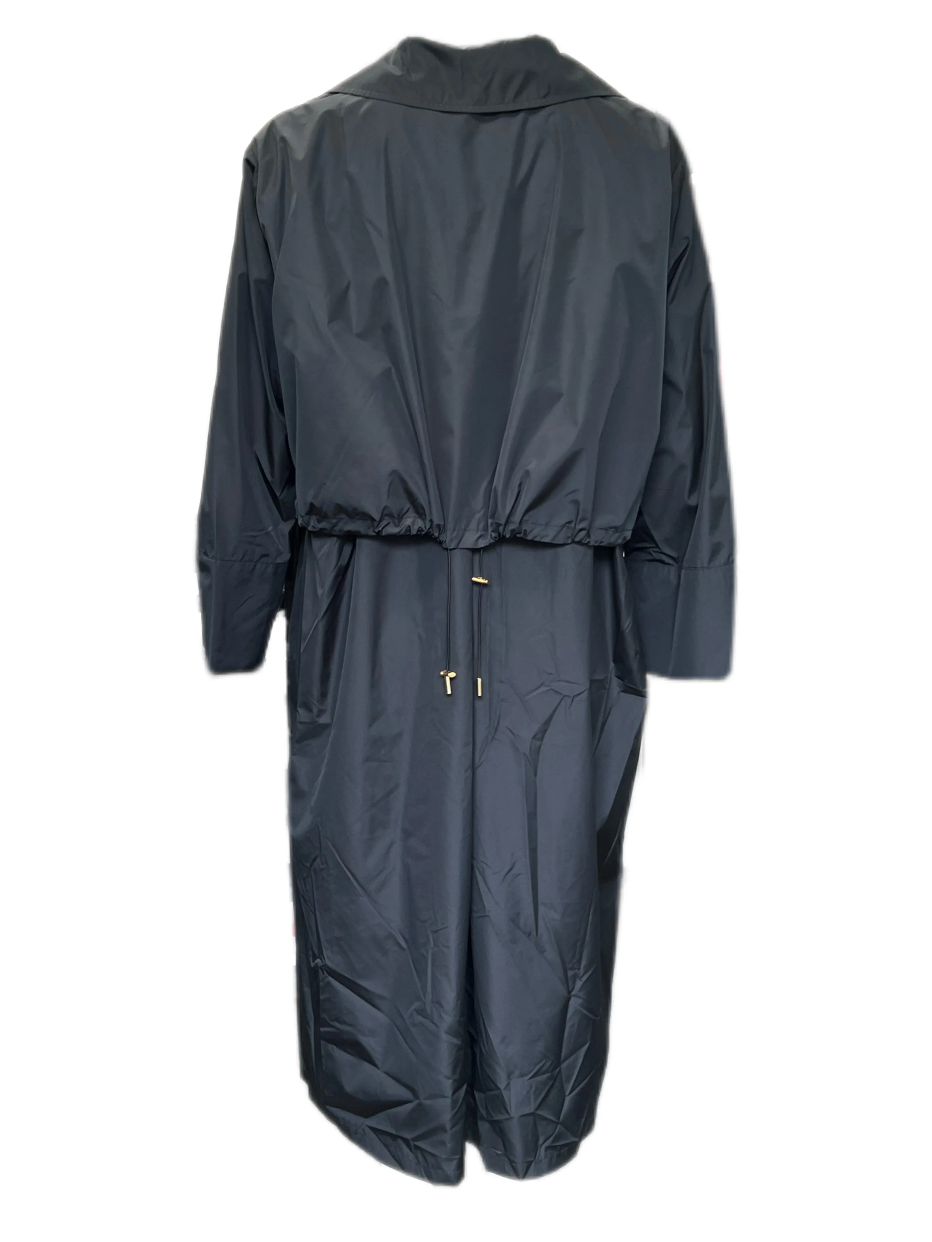 Marina Rinaldi Women's Black Troupe Water Proof Rain Coat NWT