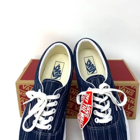 💖MEGA SALE💖VANS Era Suiting Blue Navy Stripes Casual Textile Men's VN0A4U392RI