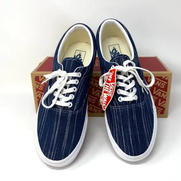 💖MEGA SALE💖VANS Era Suiting Blue Navy Stripes Casual Textile Men's VN0A4U392RI