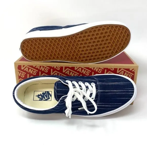 💖MEGA SALE💖VANS Era Suiting Blue Navy Stripes Casual Textile Men's VN0A4U392RI