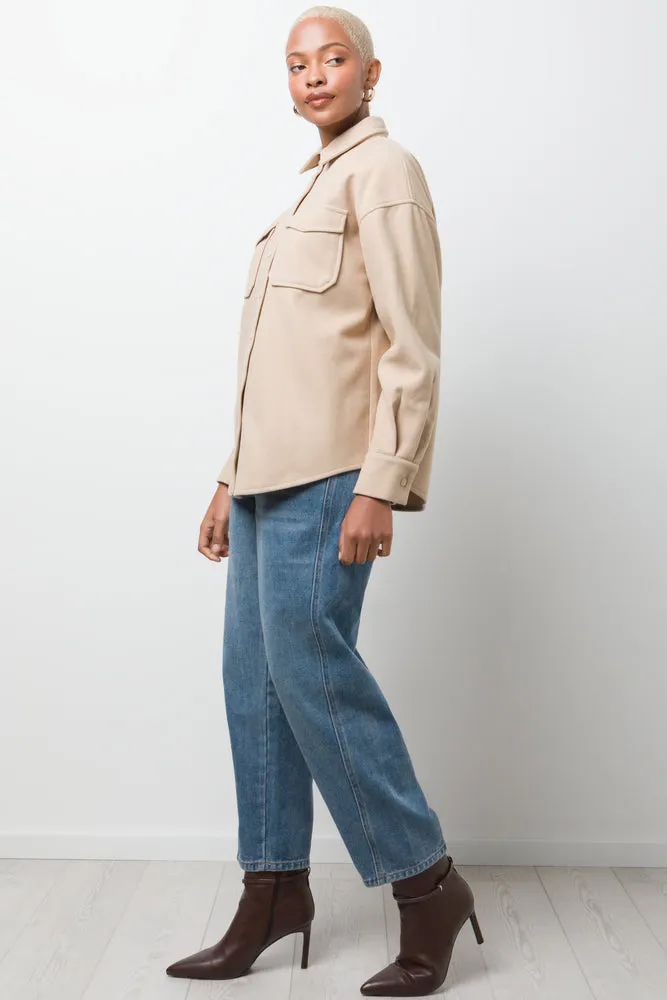 Melton Shirt Natural