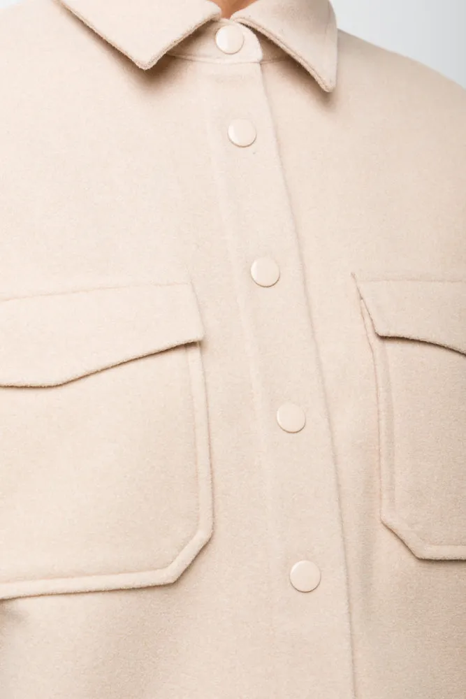 Melton Shirt Natural