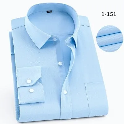 Men's Autumn winter Formal Shirts plus sizes