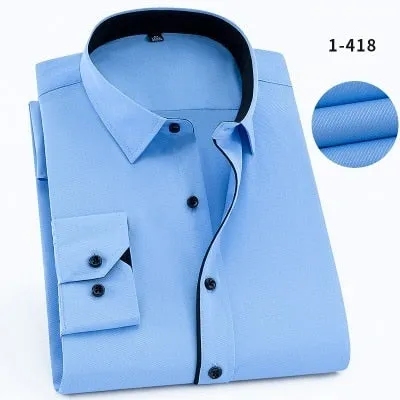 Men's Autumn winter Formal Shirts plus sizes
