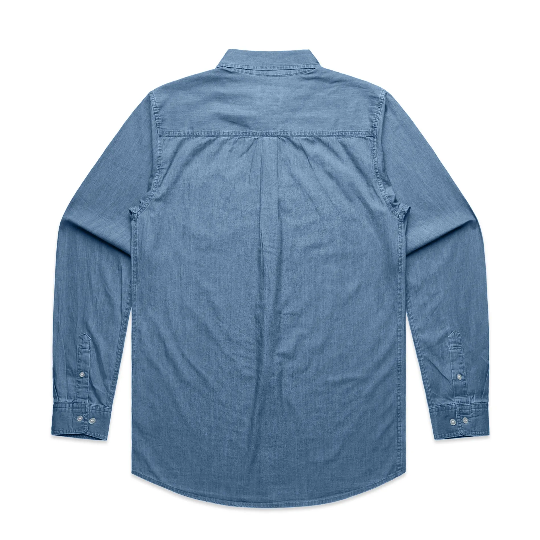 Mens Blue Denim Shirt (AS-5409)