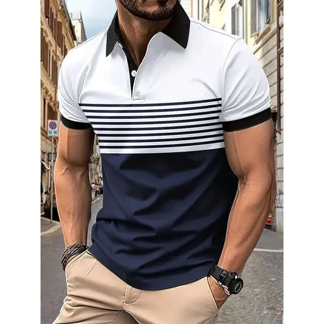 Men's Business Casual Polo Shirt