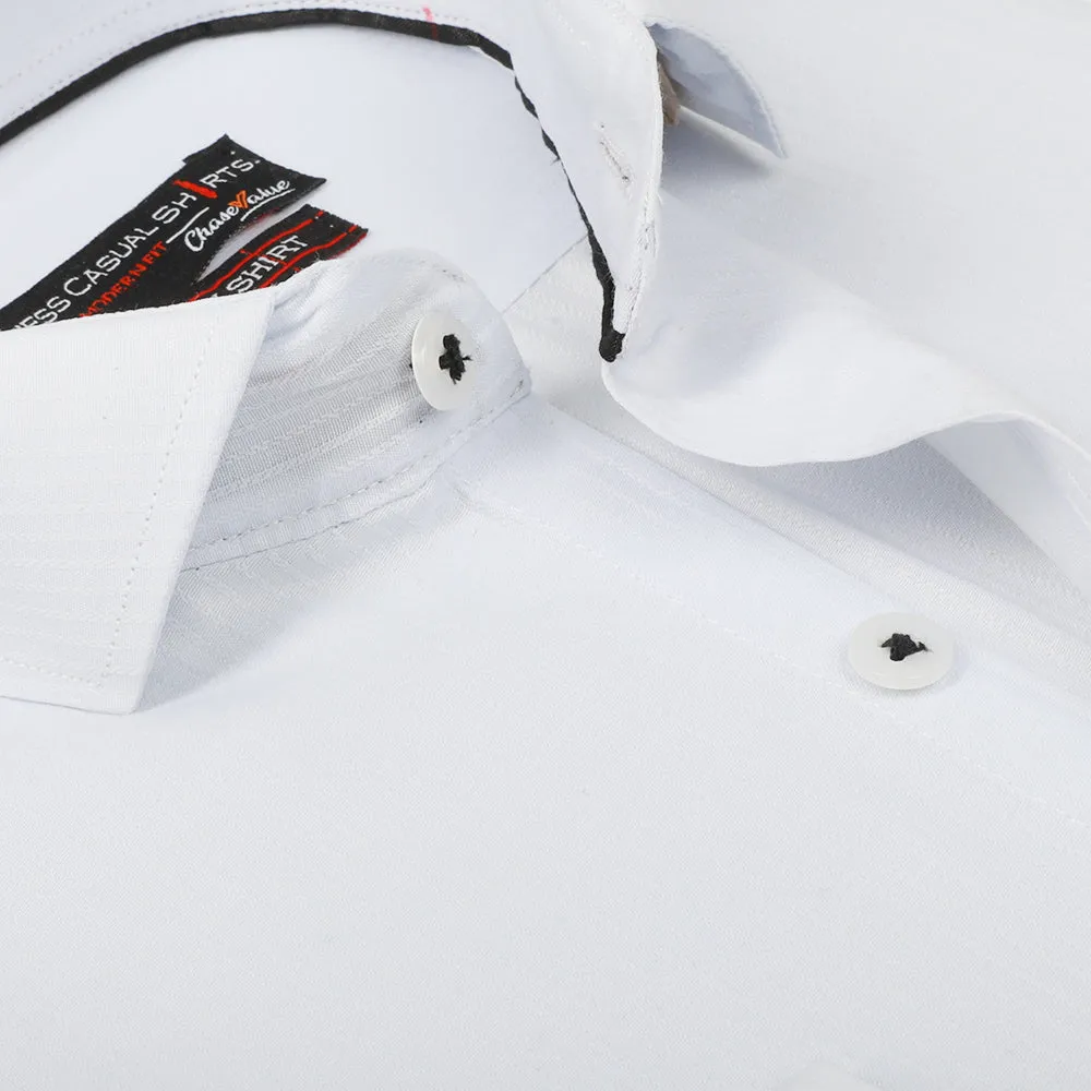 Men's Business Casual Shirt - White