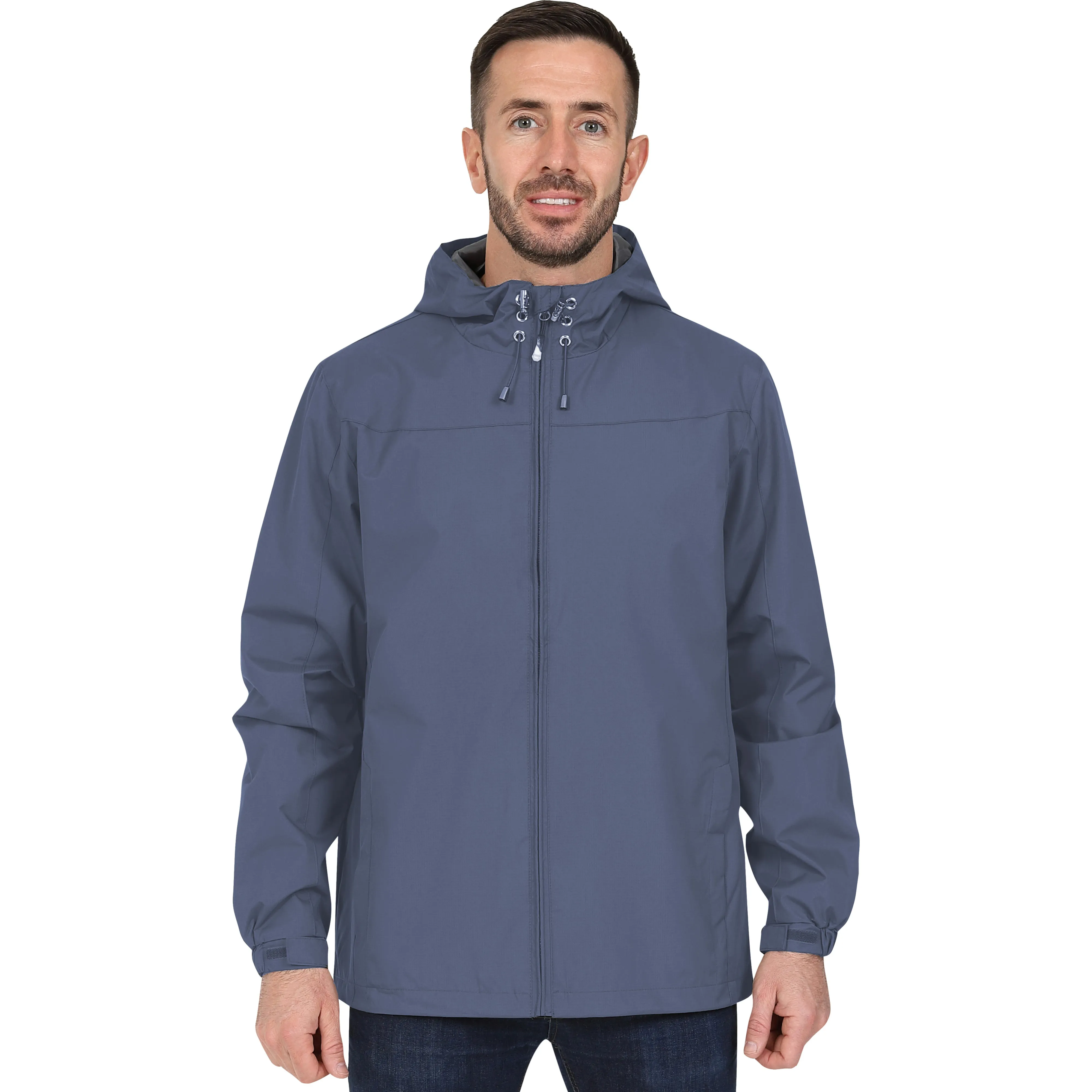 Men's Lightweight Rain Jacket - Grey
