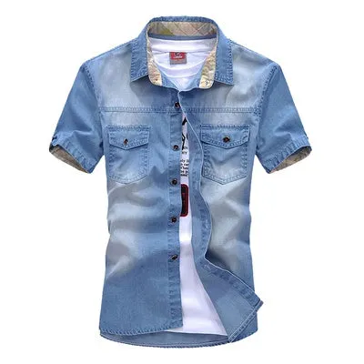 Men's Oxford Shirts Formal Business Long Sleeves Cotton Casual Dress Shirts Tops
