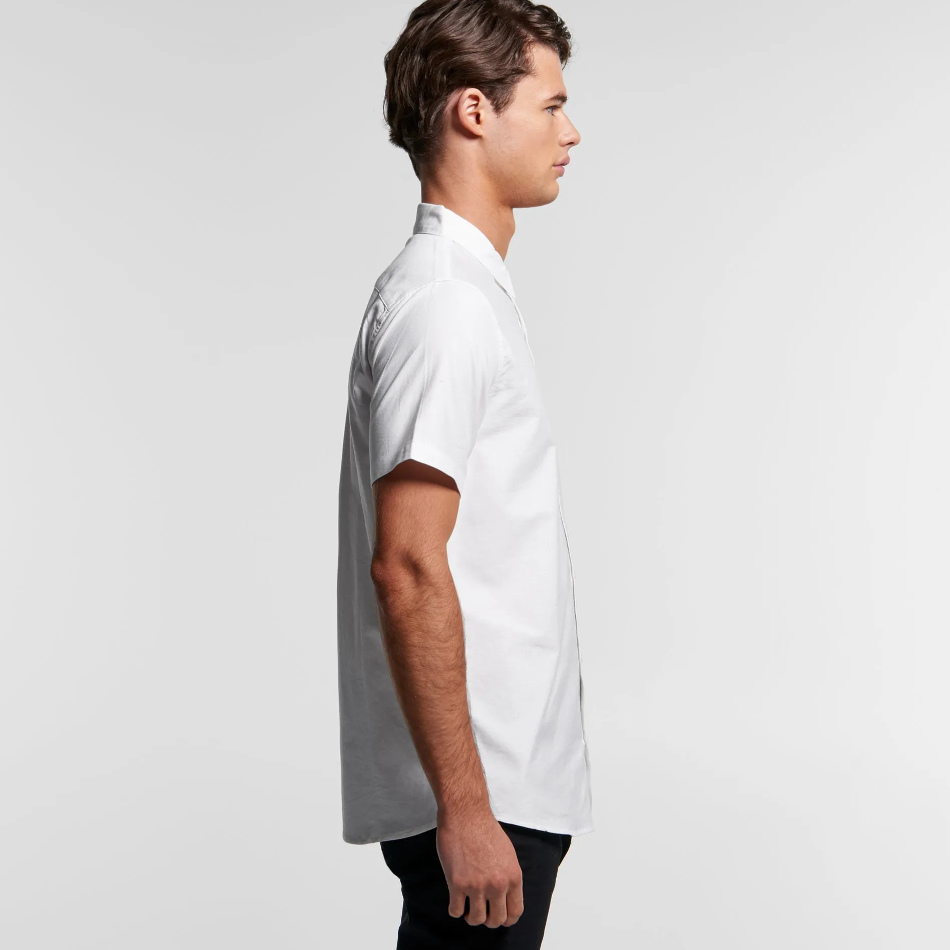 Mens Oxford Short Sleeve Shirt (AS-5407)