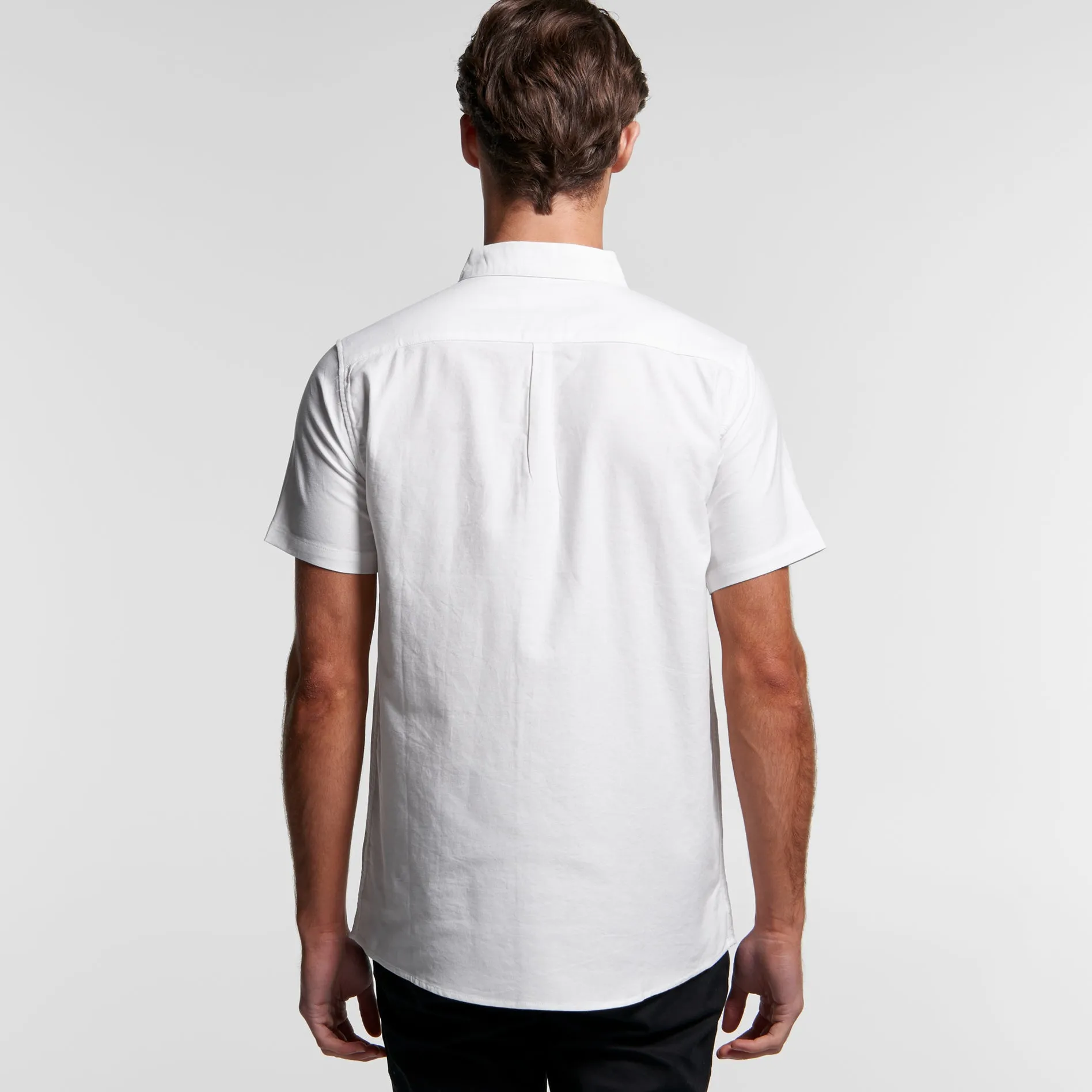 Mens Oxford Short Sleeve Shirt (AS-5407)