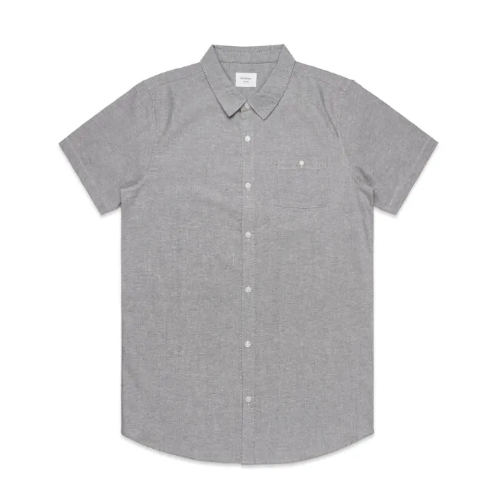 Mens Oxford Short Sleeve Shirt (AS-5407)