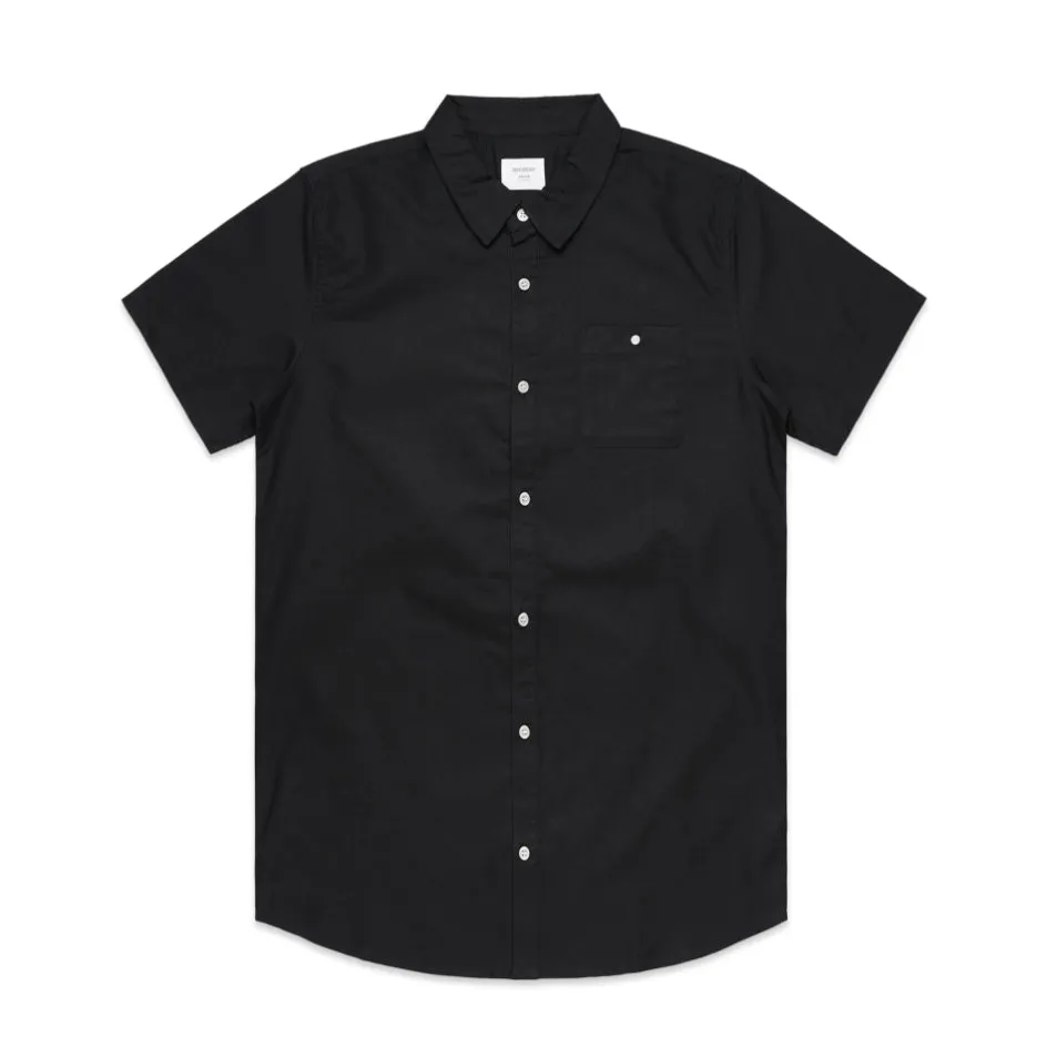 Mens Oxford Short Sleeve Shirt (AS-5407)