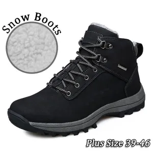Mens Skid Resistant Waterproof Hiking Boots