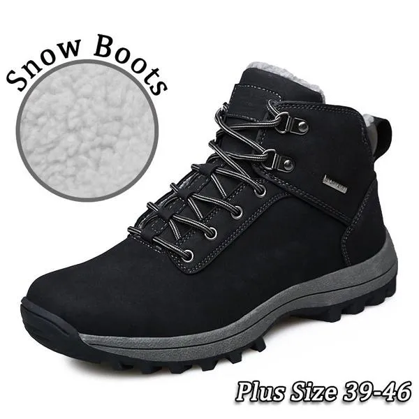 Mens Skid Resistant Waterproof Hiking Boots
