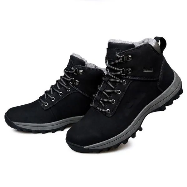 Mens Skid Resistant Waterproof Hiking Boots