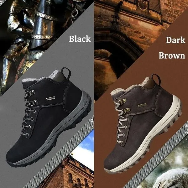 Mens Skid Resistant Waterproof Hiking Boots