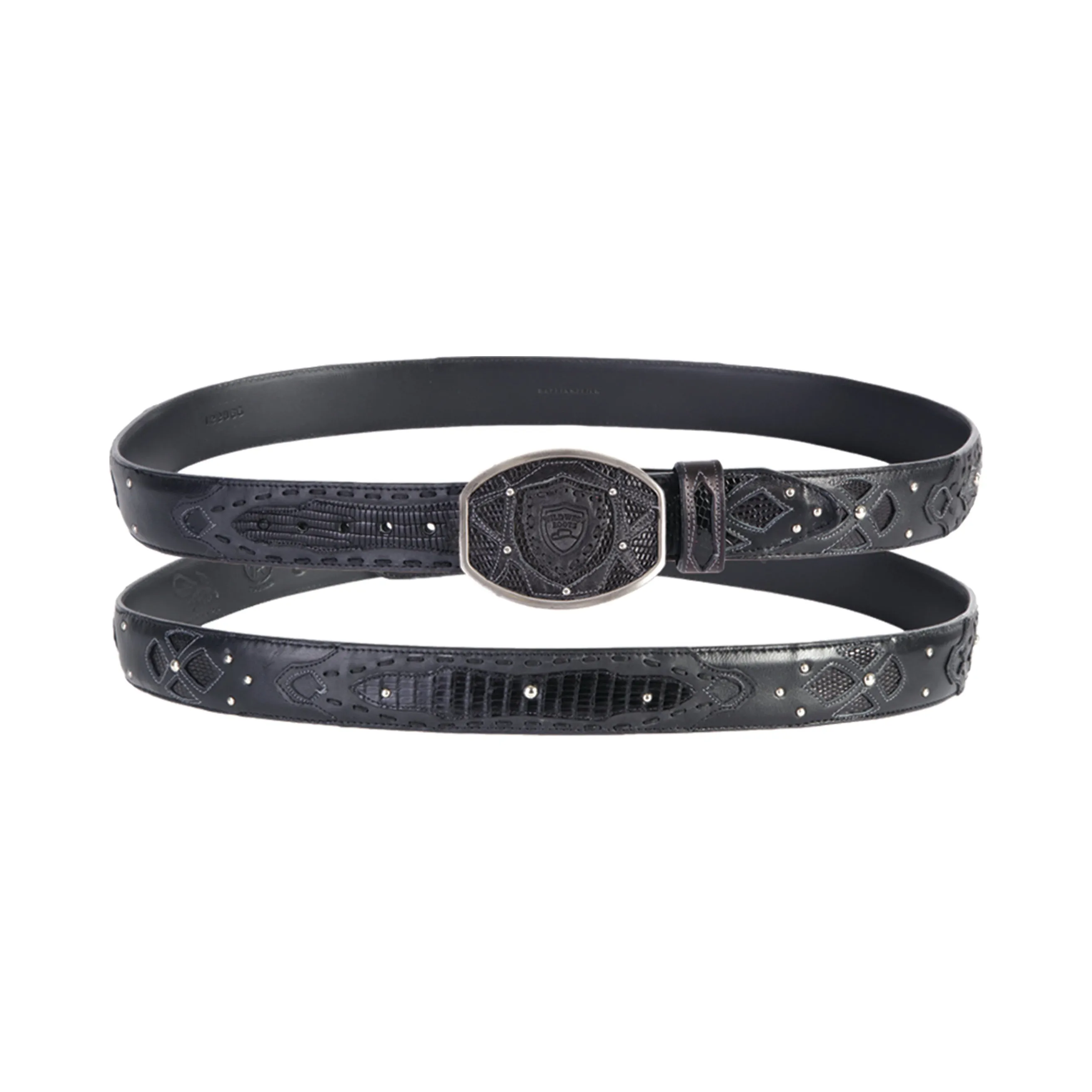 Men's Wild West Teju Lizard Belt