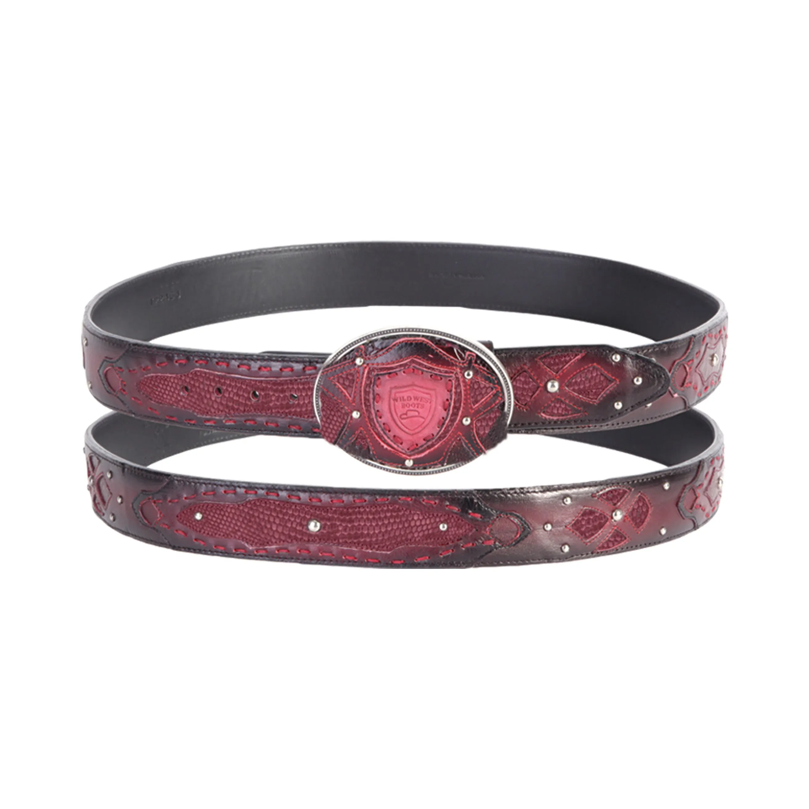 Men's Wild West Teju Lizard Belt